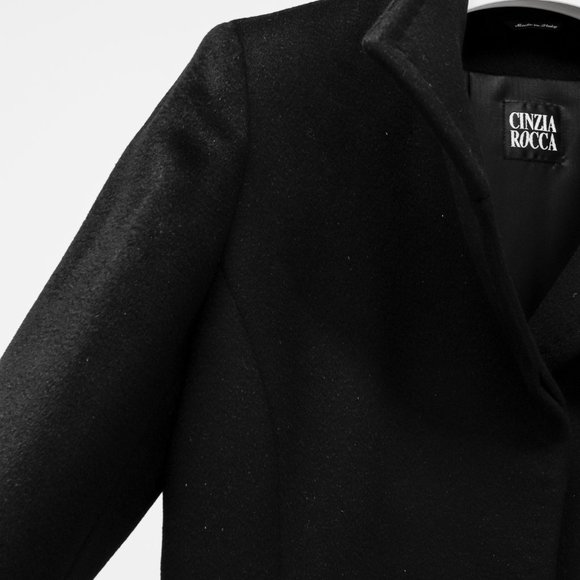 Cinzia Rocca Long Cashgora Coat - Picture 5 of 13